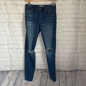 MADEWELL Women’s 9” High Rise Skinny Skinny Jeans size 27